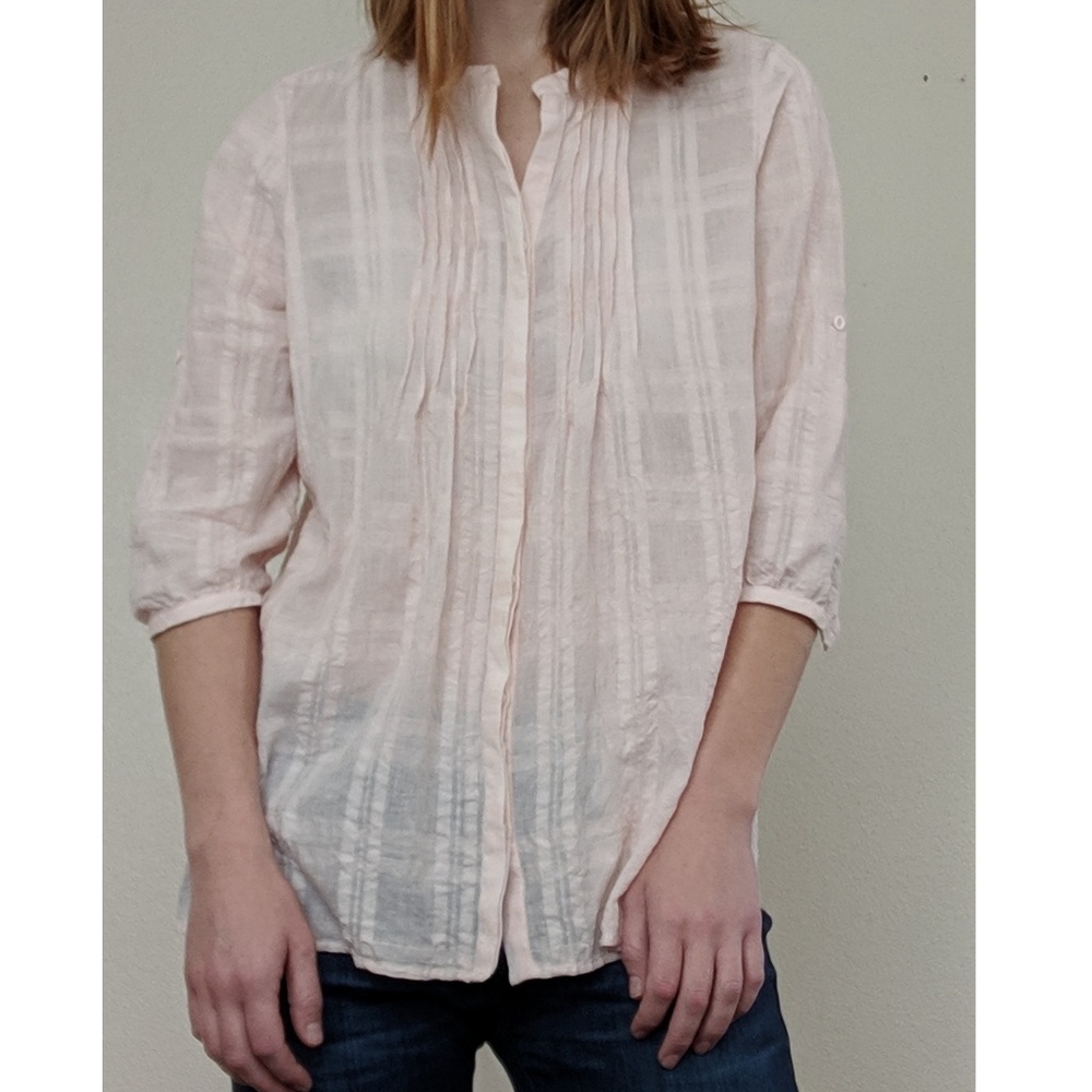 CLOSING SALE!! Pleione Button-Down Blouse, M